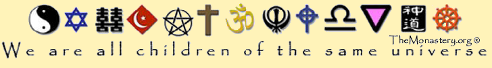 Logo: The Monastery, Universal Life Church, We are all children of the same universe.