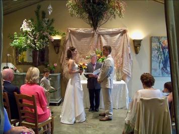 Small, intimate ceremony.