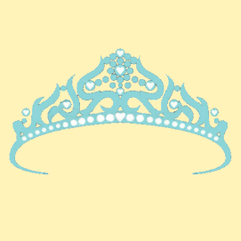 Prince of Wales Crown: Burgandy & Gold Crown